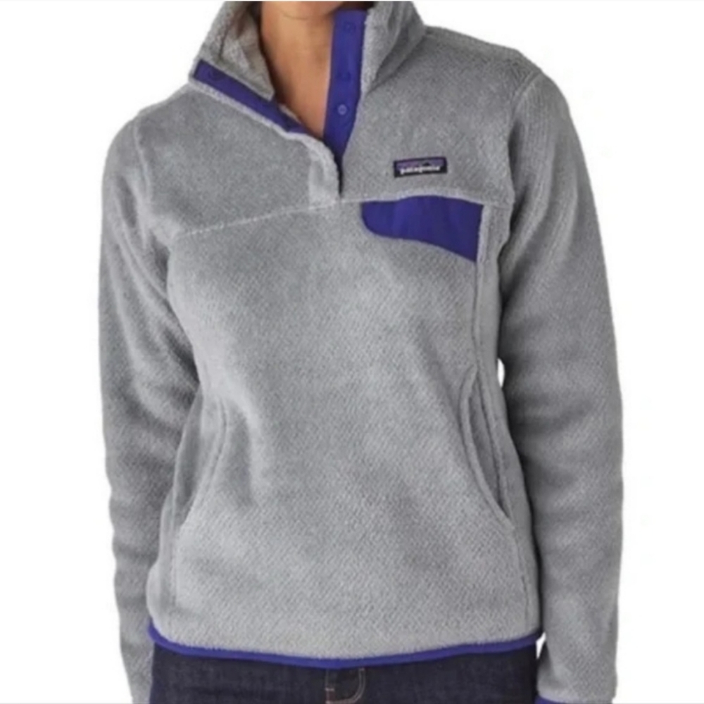 {Patagonia} Synchilla Pullover Snap-Button Fleece Jacket - Picture 2 of 5
